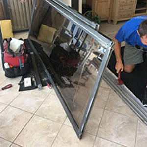 sliding glass door frame repair Eustis